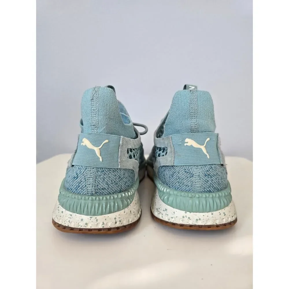 PUMA Foreverrun Nitro Knit Women US 10 Blue Teal Mesh Sneakers Comfort Training